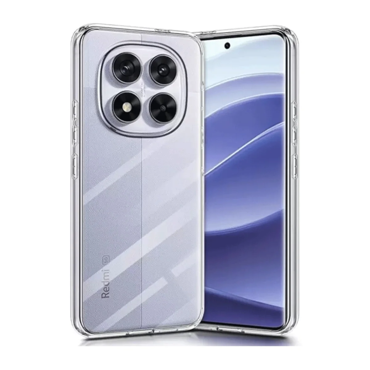 Xiaomi Redmi Note 14 Pro 5g Kılıf Lüx Şeffaf Silikon görsel 2
