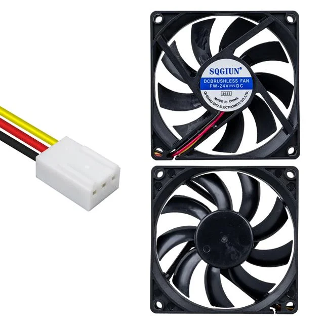 IC-216A 3P Kablolu 80X80X15 24Volt Fırçasız DC Fan