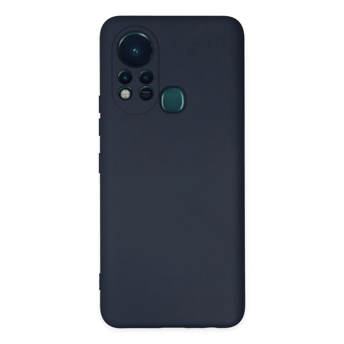 İnfinix Hot 11s Kılıf Nano İçi Kadife Silikon - Lacivert görsel 3