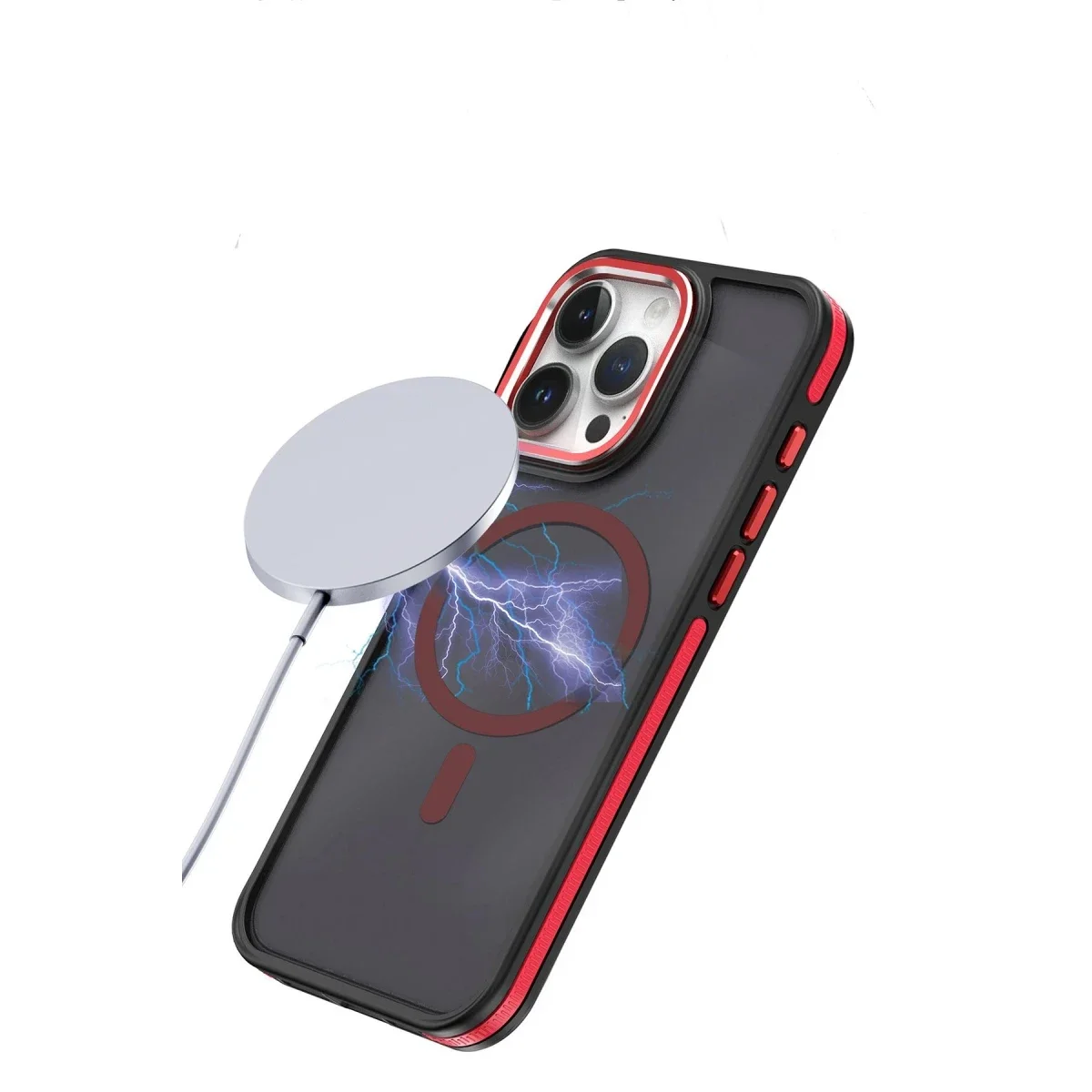 Joko Apple iPhone 15 Pro Winner Magsafe Kapak - Derin Mor görsel 6