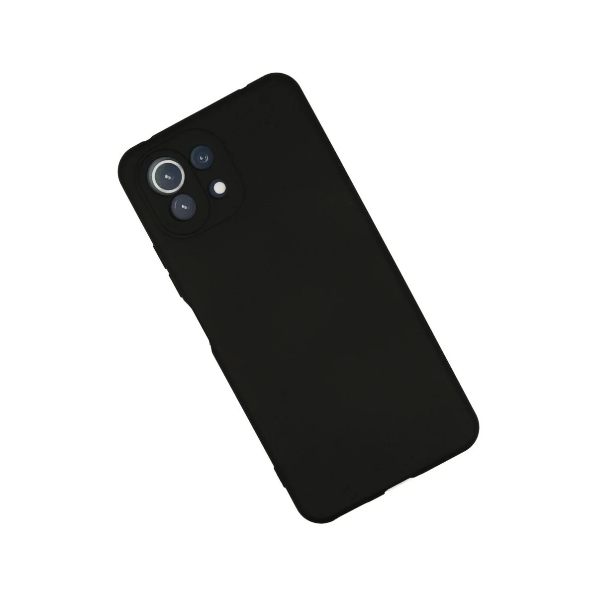 Xiaomi Mi 11 Lite Kılıf Nano İçi Kadife Silikon - Siyah görsel 2