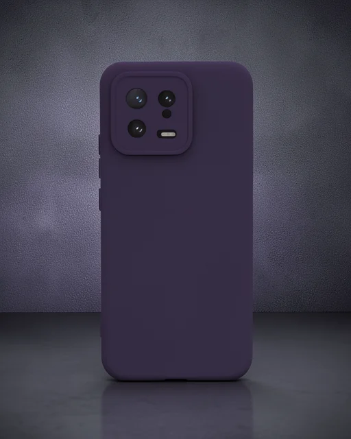 Xiaomi Mi 13 Kılıf Nano İçi Kadife Silikon - Mor