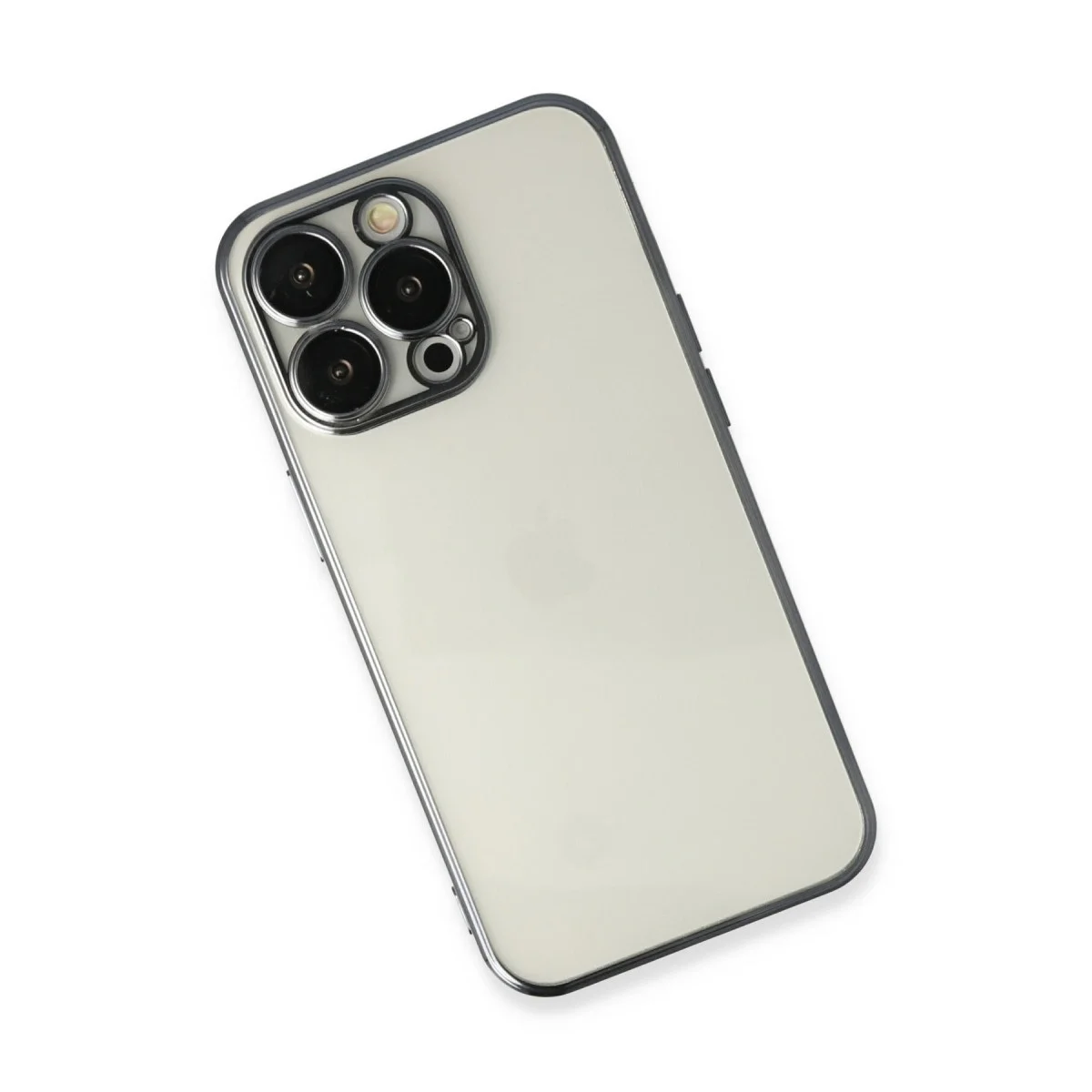 Apple İphone 14 Pro Kılıf Razer Lensli Silikon - Siyah görsel 3