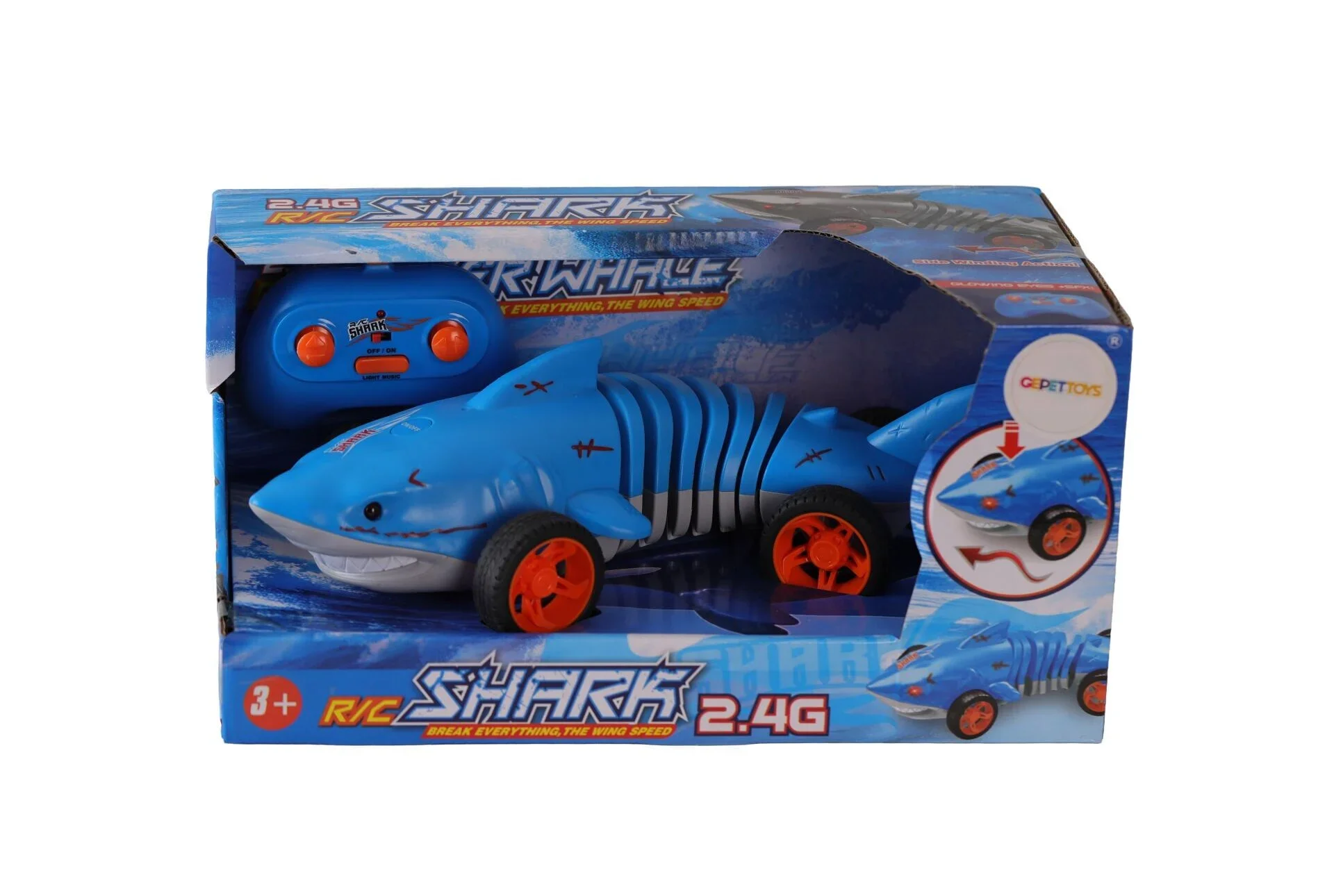 765-33 2 4G Kumandalı Sesli Işıklı Shark