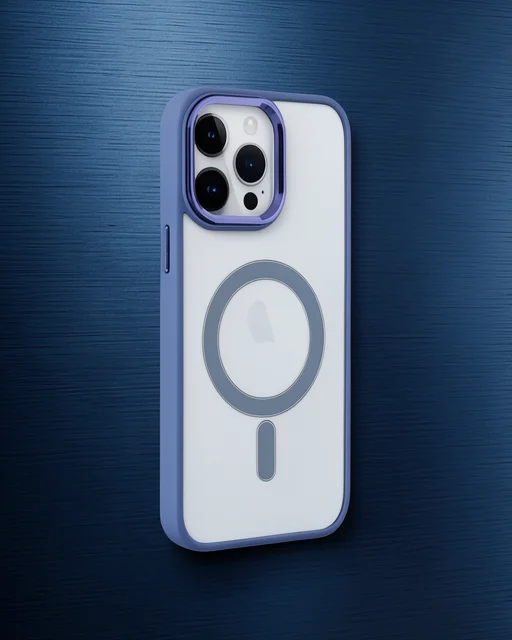 Apple İphone 14 Pro Max Kılıf Room Magneticsafe Silikon - Sierra Blue