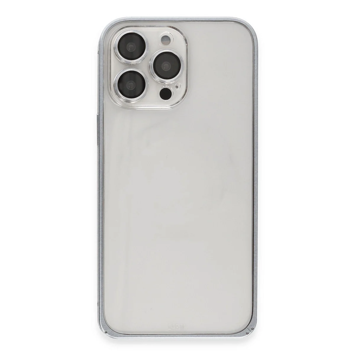 Joko Apple İphone 15 Pro Metal Bumper Mat Kapak - Gri görsel 2