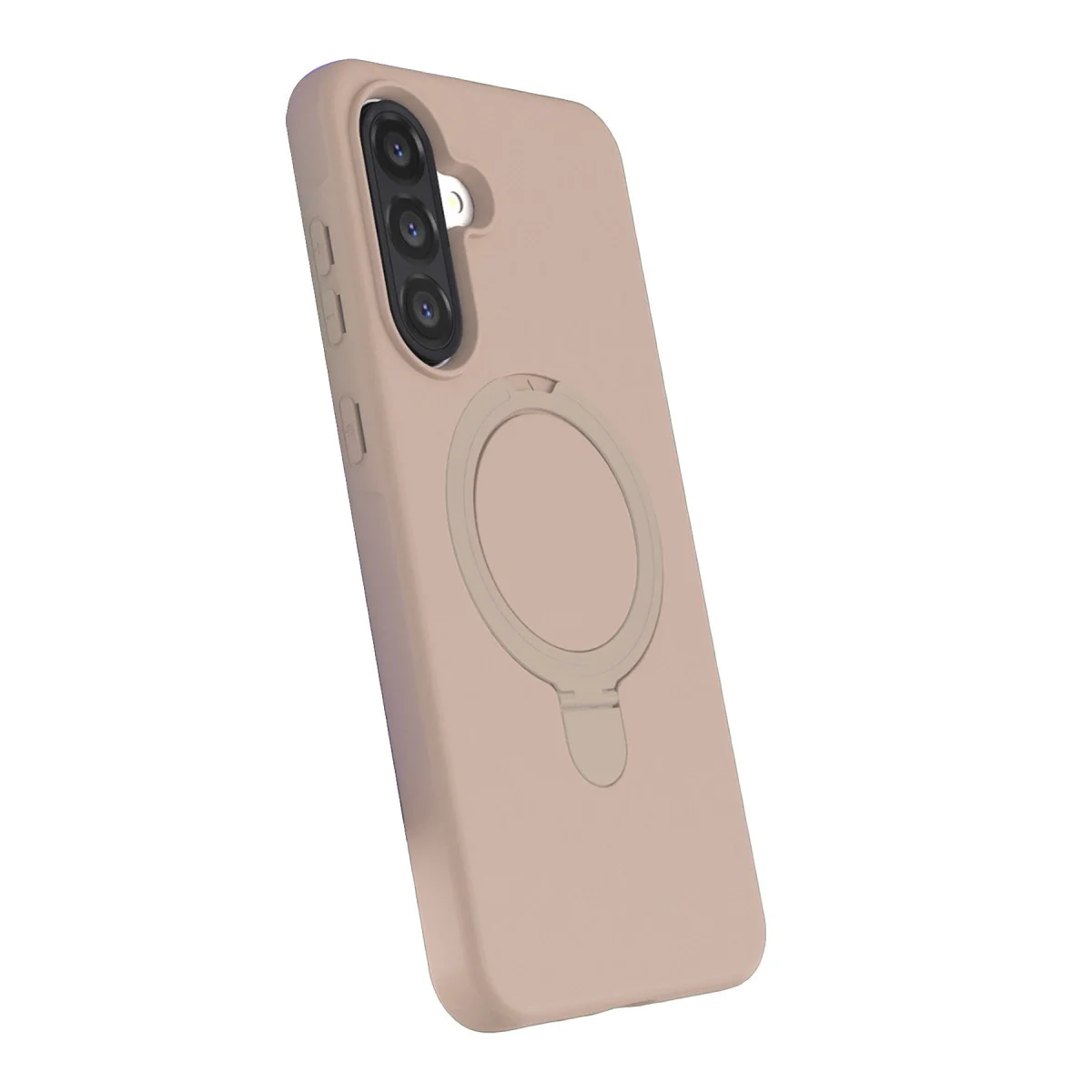 Samsung Galaxy A26 Regal Magsafe Standlı Kapak - Çöl Titanyum görsel 3