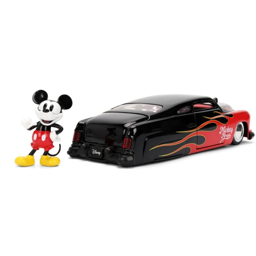 M. Mouse Figürü ve 1951 Mercury Coupé Model Aracı görsel 2