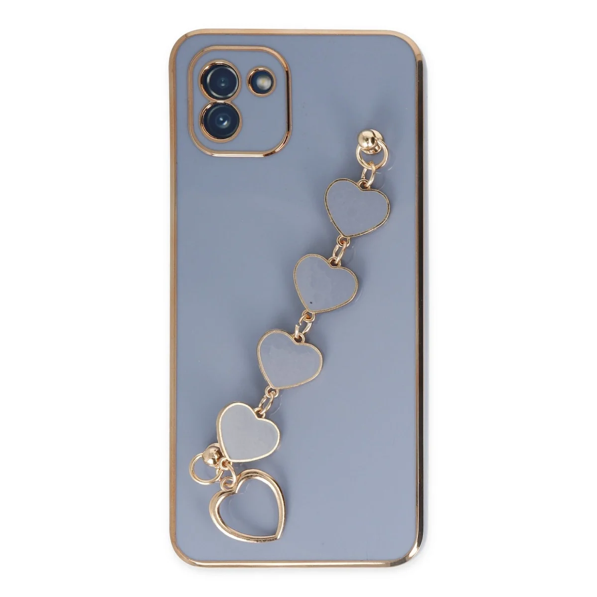 Samsung Galaxy A03 Kılıf Esila Silikon - Gri görsel 2