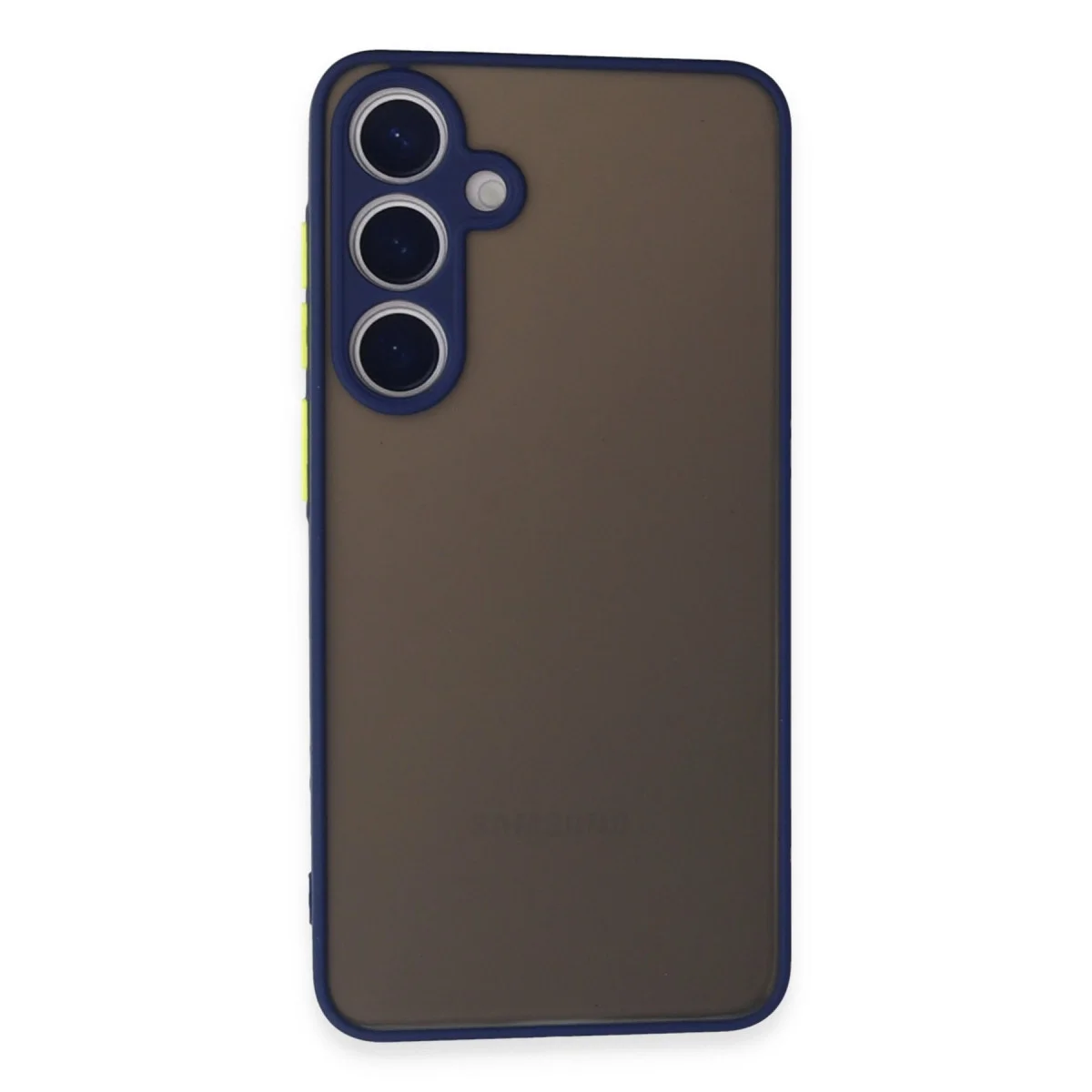 Samsung Galaxy S24 Kılıf Montreal Silikon Kapak - Lacivert