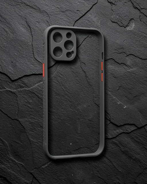Apple İphone 12 Pro Kılıf Miami Şeffaf Silikon - Siyah