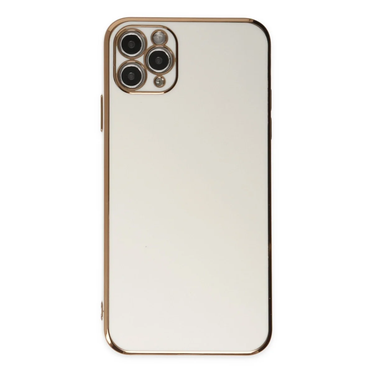 Apple İphone 11 Pro Max Kılıf Volet Silikon - Beyaz görsel 2
