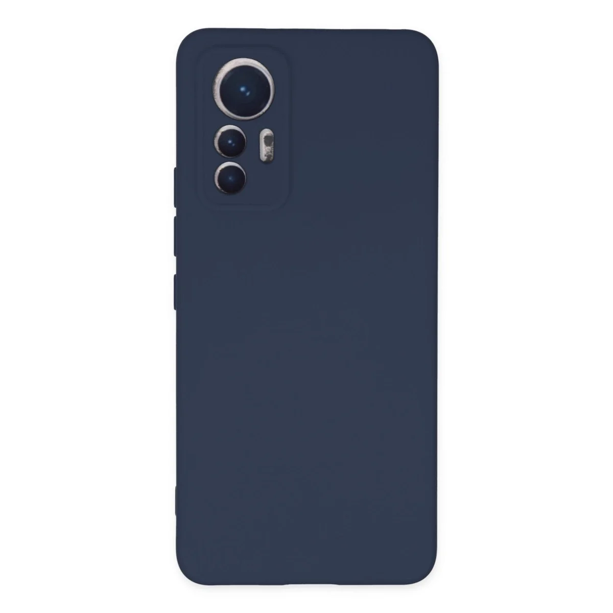 Xiaomi Mi 12 Lite Kılıf Nano İçi Kadife Silikon - Lacivert