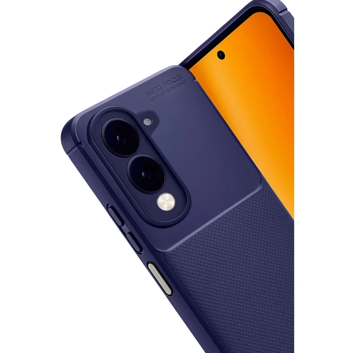 Vivo Y29s Auto Focus Karbon Kapak - Lacivert görsel 2