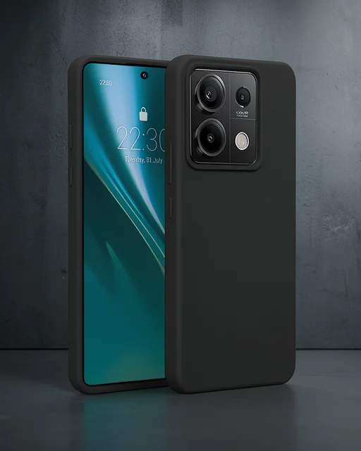 Xiaomi Redmi Note 13 Pro 4g Kılıf First Silikon - Siyah