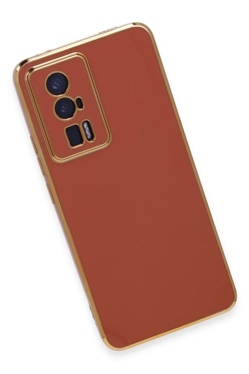 Xiao Poco F5 Pro Kılıf Volet Silikon - Kırmızı görsel 3