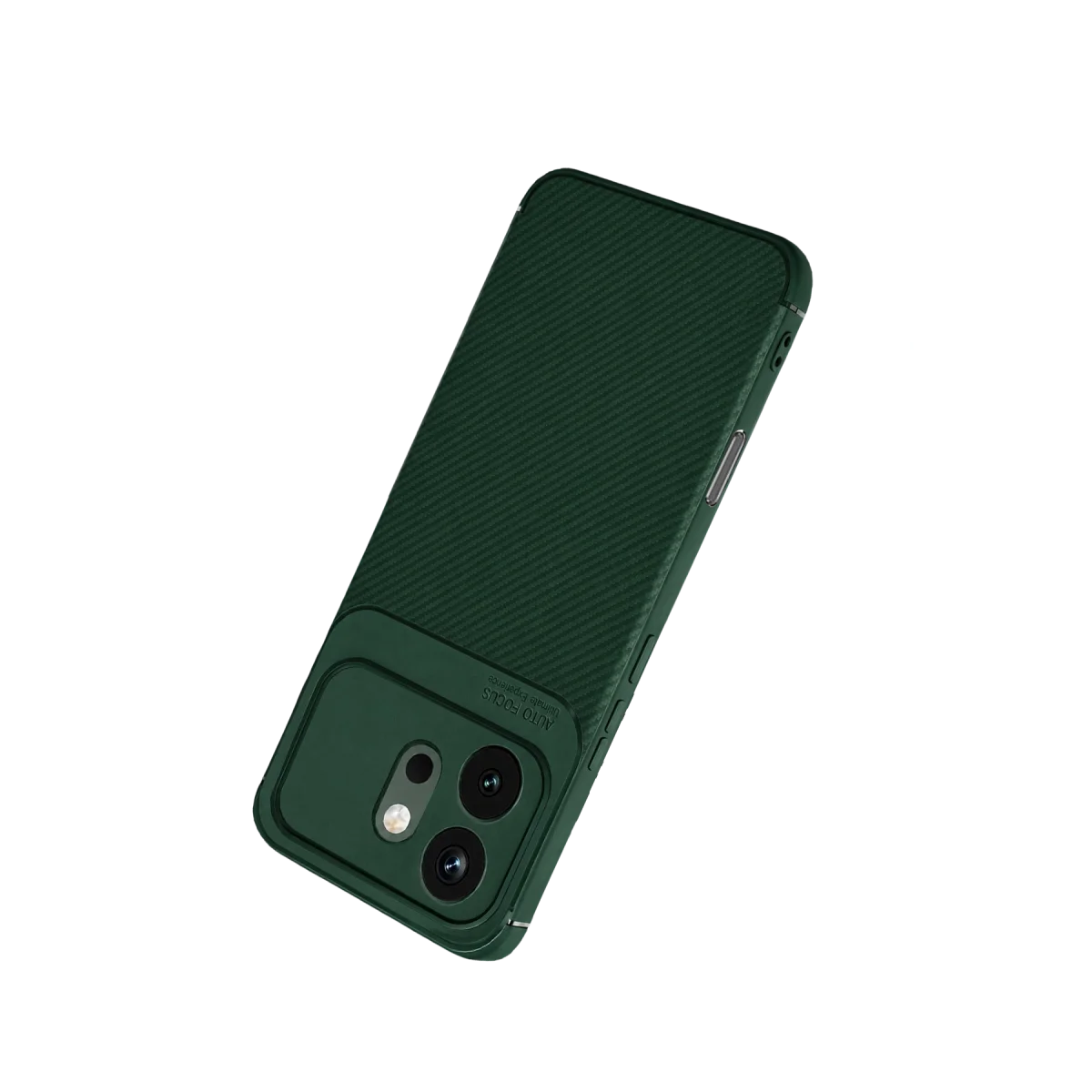 Huawei Honor 600 Auto Focus Karbon Kapak - Koyu Yeşil görsel 3
