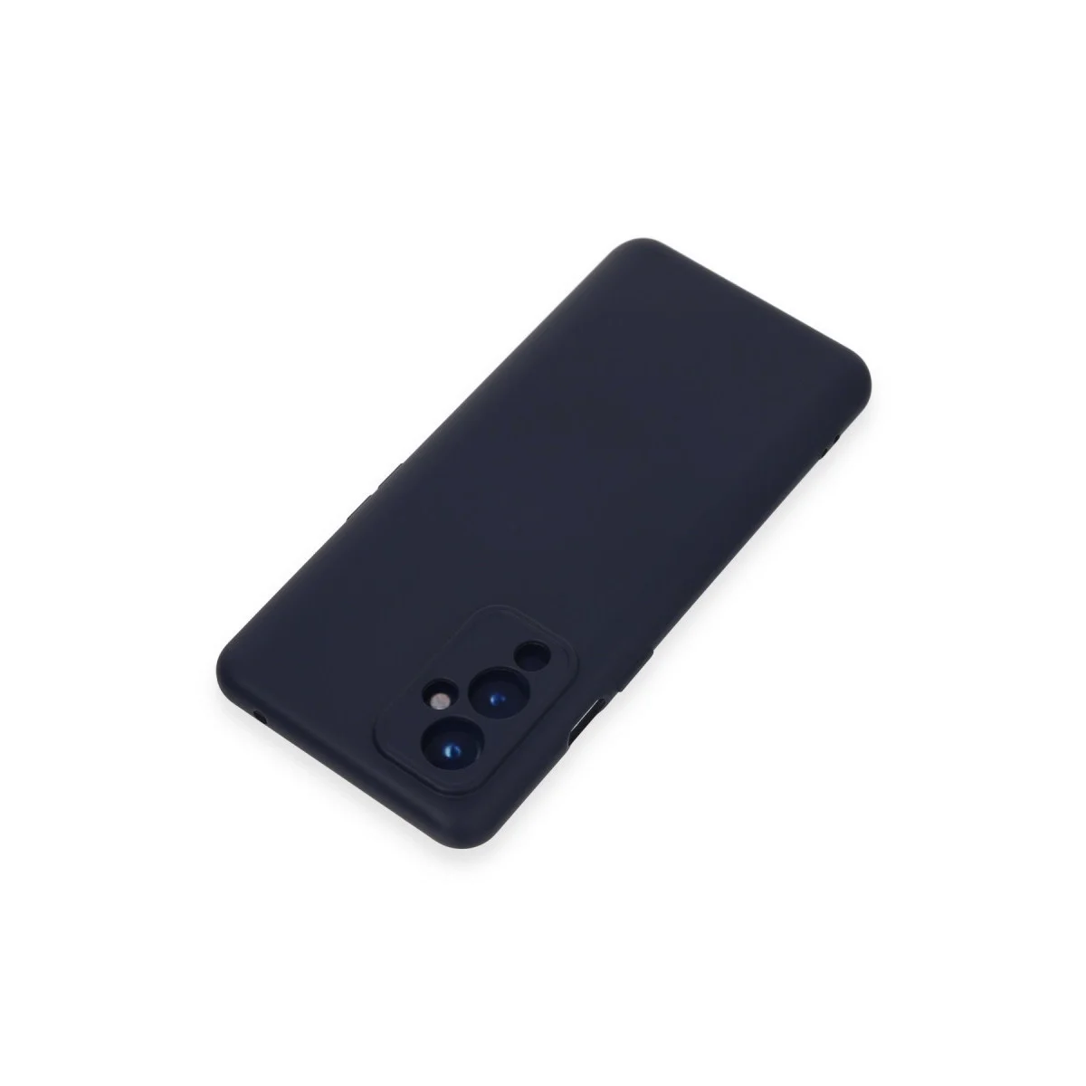One Plus 9 Kılıf Nano İçi Kadife Silikon - Lacivert görsel 3