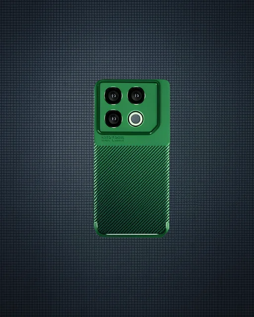İnfinix Gt 20 Pro Kılıf Auto Focus Karbon Kapak - Koyu Yeşil