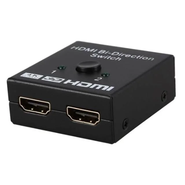 PM-19903 Çift Yönlü 2 Port HD Splitter Çoklayıcı Birleştirici Switch görsel 2