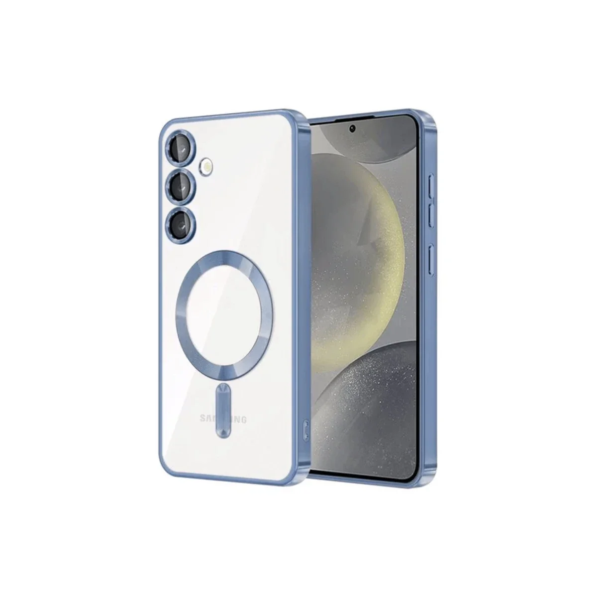 Samsung Galaxy S24 Kılıf Kross Magneticsafe Kapak - Sierra Blue