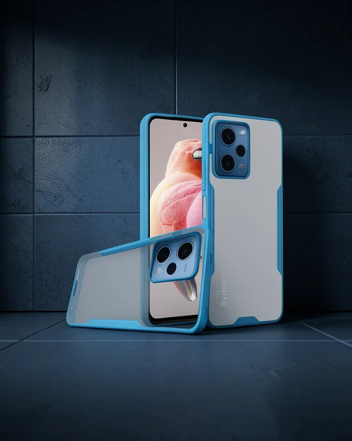 Xiaomi Redmi Note 12 5g Kılıf Platin Silikon - Mavi