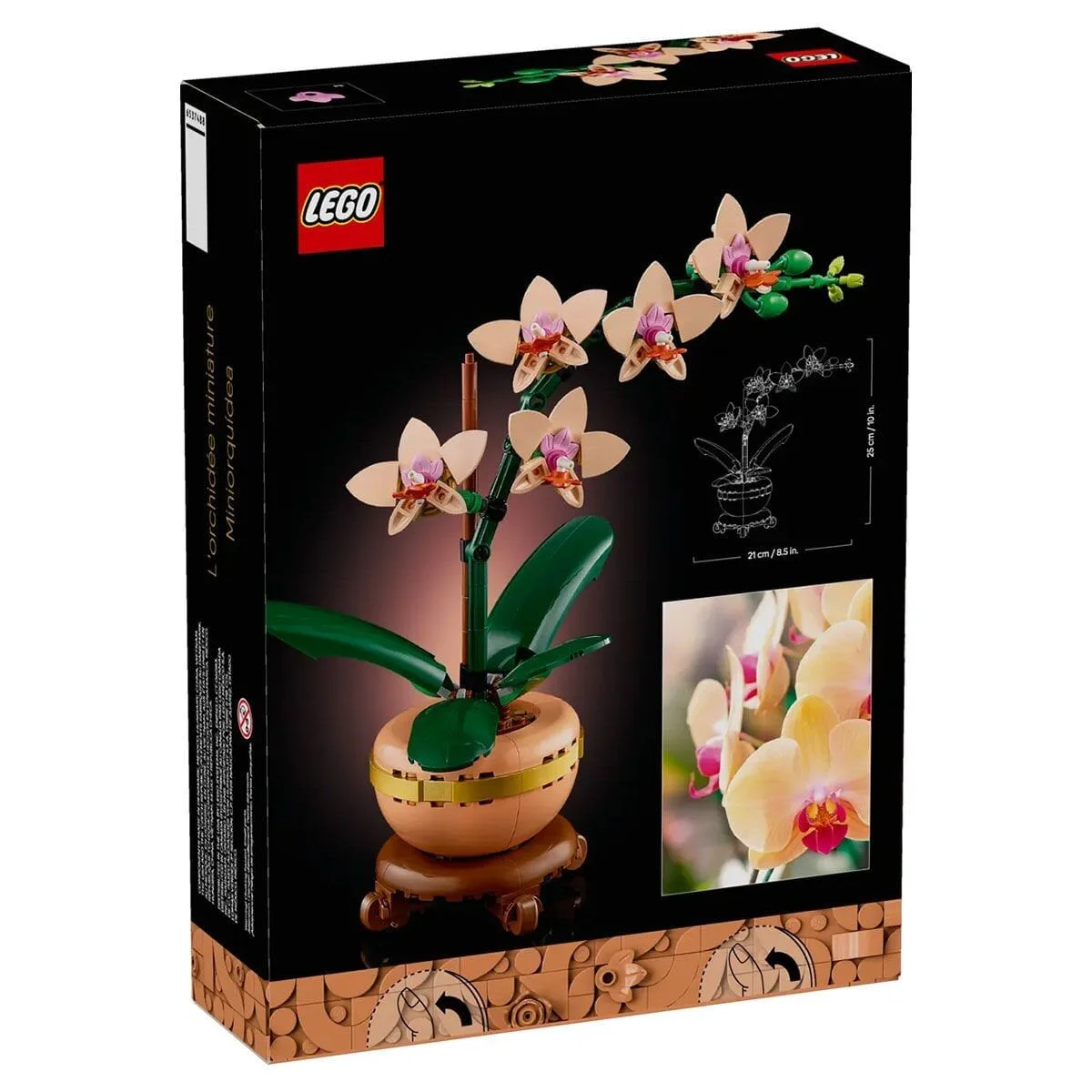 10343 Lego Botanicals Mini Orkide 274 parça +18 yaş görsel 5