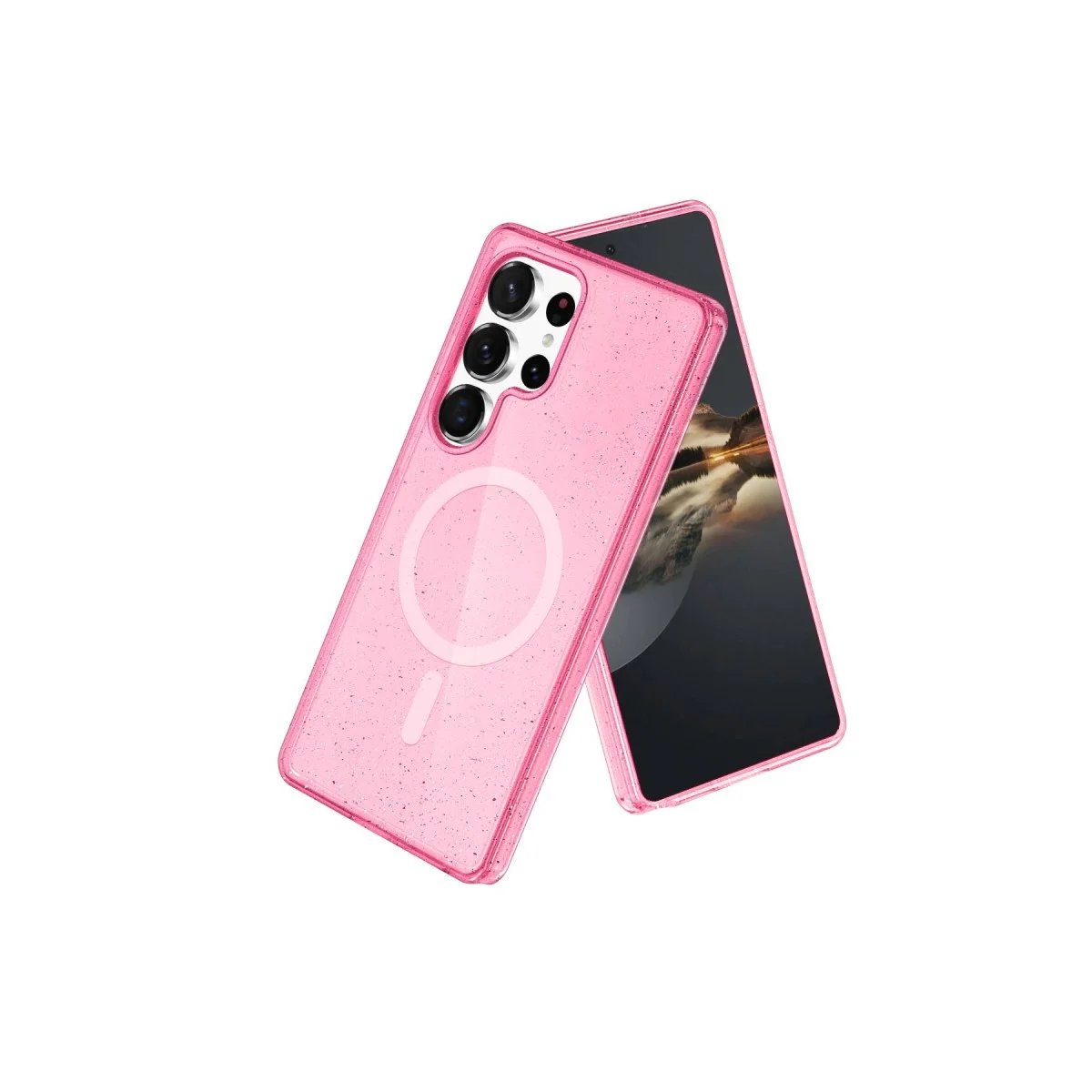 Joko Samsung Galaxy S23 Ultra Kılıf Magsafe Kapak - Pembe görsel 2