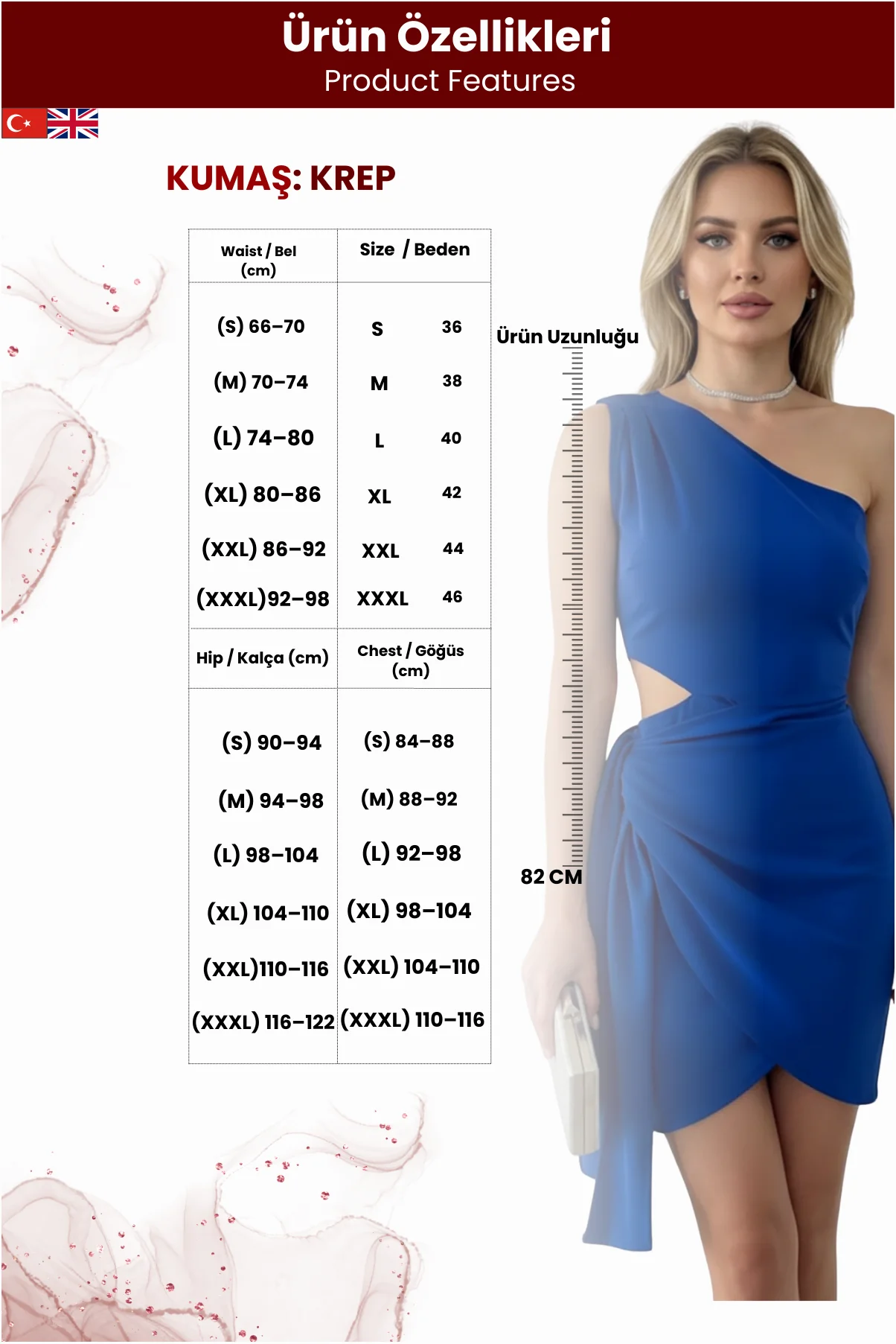 Kadın Tek Omuz Detaylı Mini Elbise