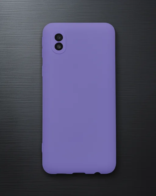 Samsung Galaxy A01 Core Kılıf Nano İçi Kadife Silikon - Mor