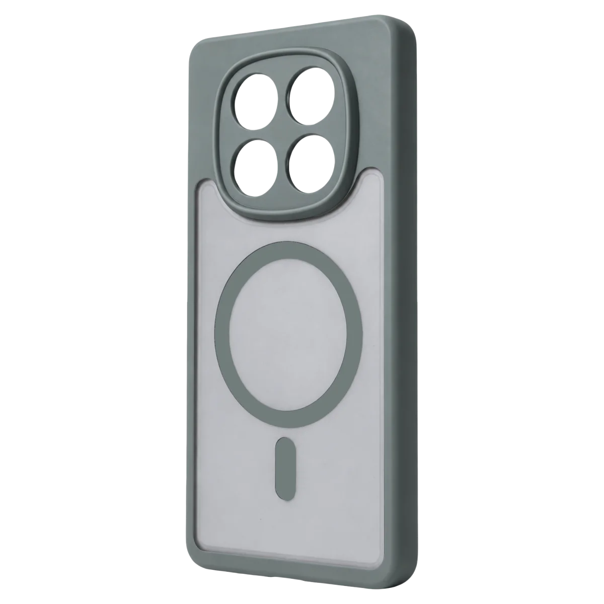 Xiaomi Redmi Note 14 Pro 4G Loji Magsafe Kapak - Gri