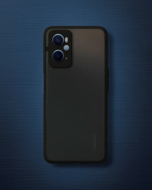 Oppo A96 Kılıf Montreal Silikon Kapak - Siyah