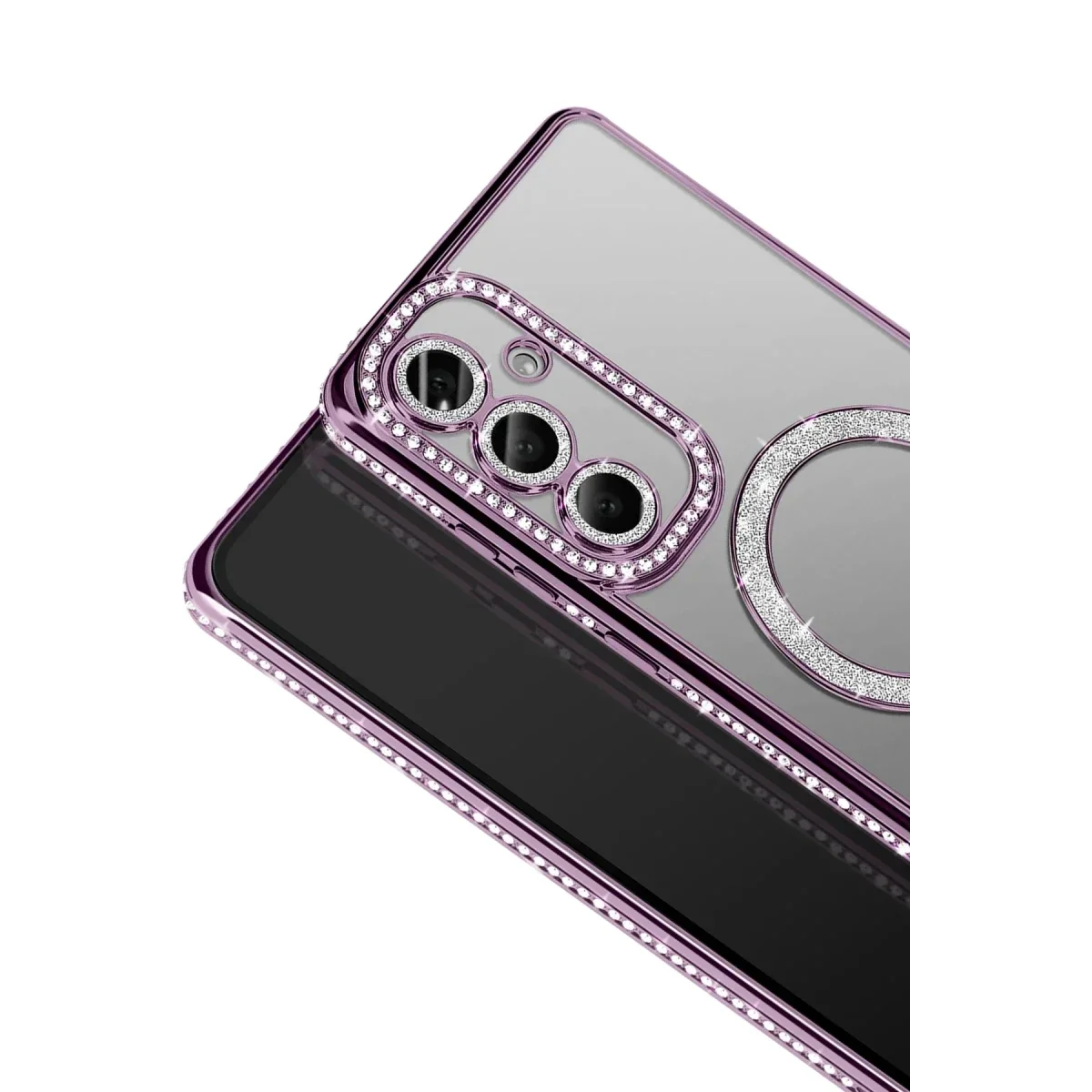 Samsung Galaxy S26 Plus Joke Simli Magneticsafe Kılıf - Derin Mor görsel 2