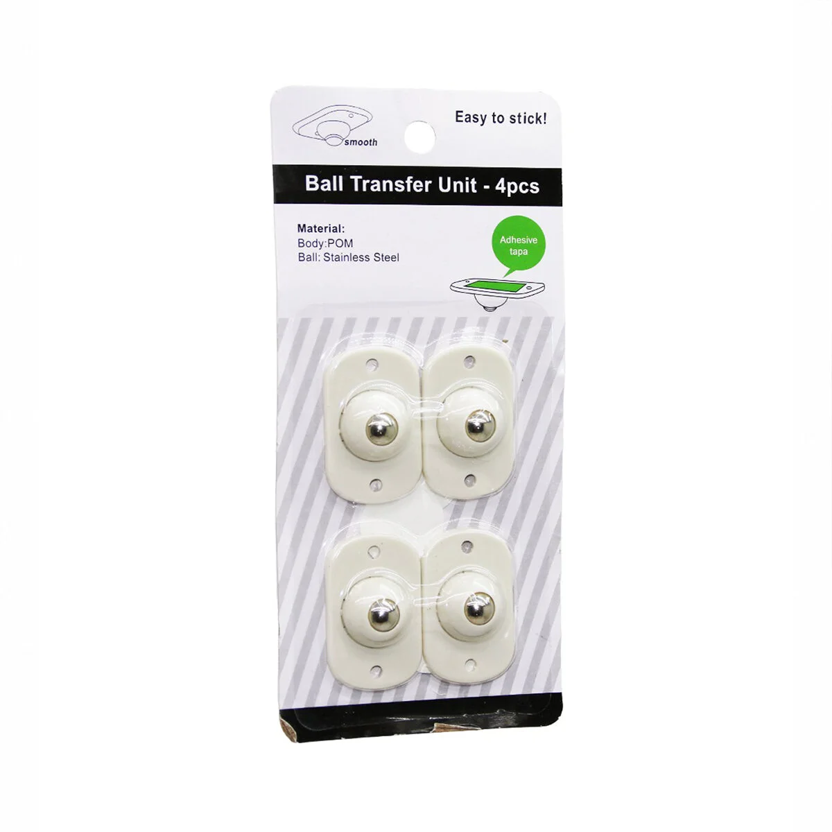 Kartelalı 4PCS Tek Bilya Tekerlekli Mobilya Eşya Taşıma Aparatı 360° 8KG Taşıma Kapasite görsel 4