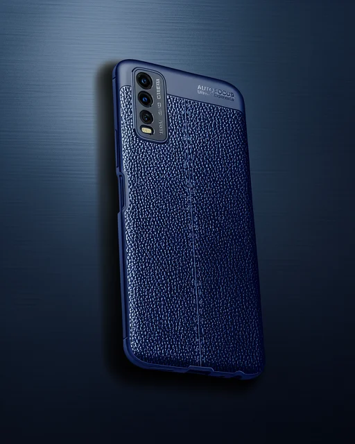 Vivo Y11s Kılıf Auto Focus Kapak - Lacivert