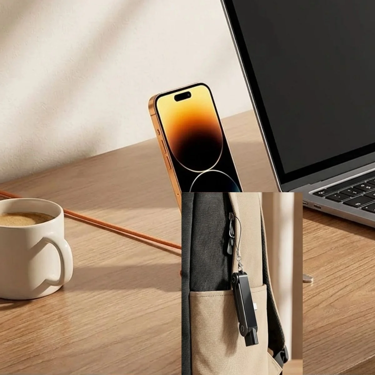240W Type-C Şarj Standı, Katlanabilir Cep Telefonu Standı, Type-C Uyumlu Şarj Kablosu Konnektörü ve Masaüstü Telefon Tutucu görsel 2