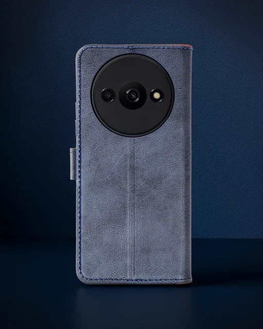Xiaomi Redmi A3 4g Kılıf Trend S Plus Kapaklı Kılıf - Lacivert