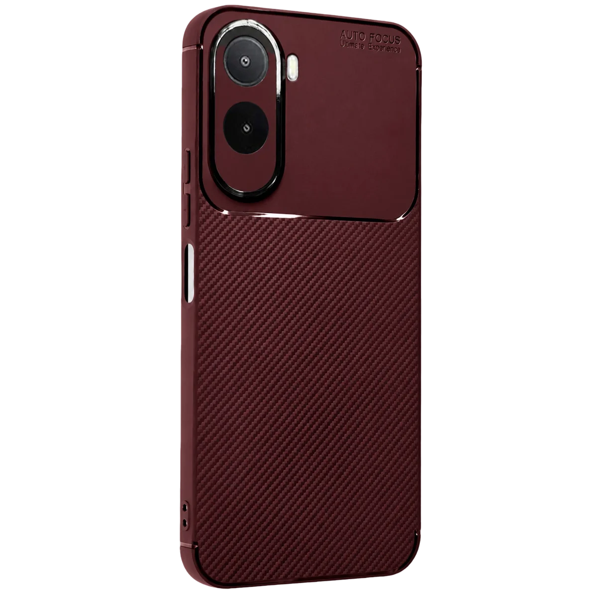 Xiaomi Redmi A7 Pro Auto Focus Karbon Kapak - Bordo