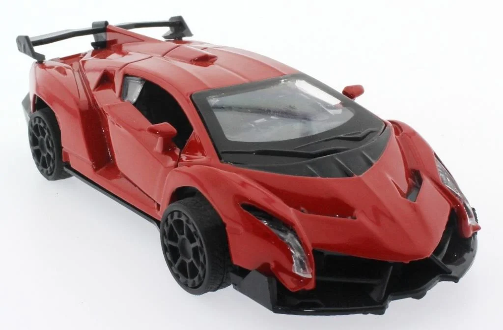 Çek Bırak Kırmızı Metal Spor Araba Sl6607B görsel 3