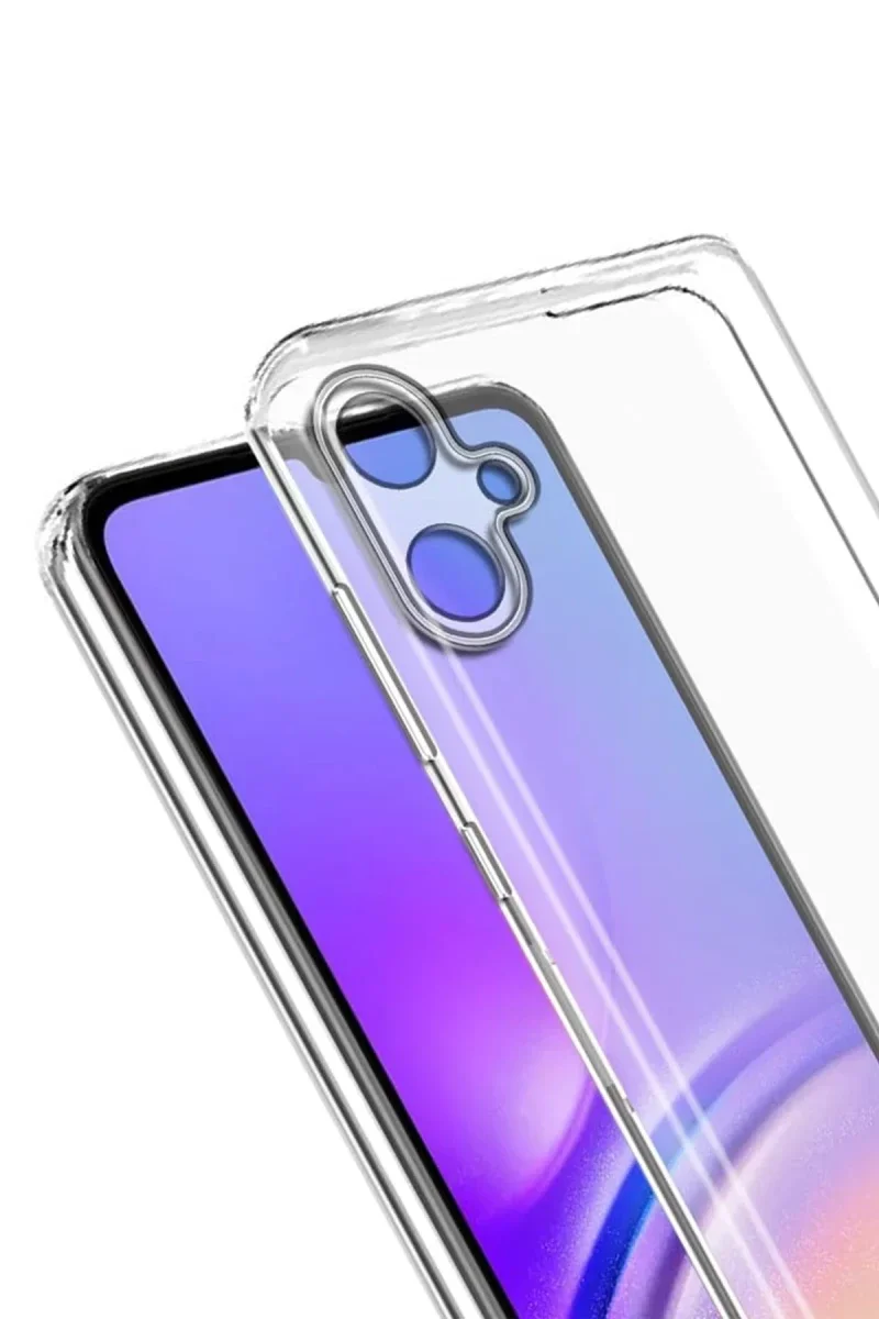 Samsung Galaxy A07 4G Lüx Şeffaf Silikon - Şeffaf görsel 3