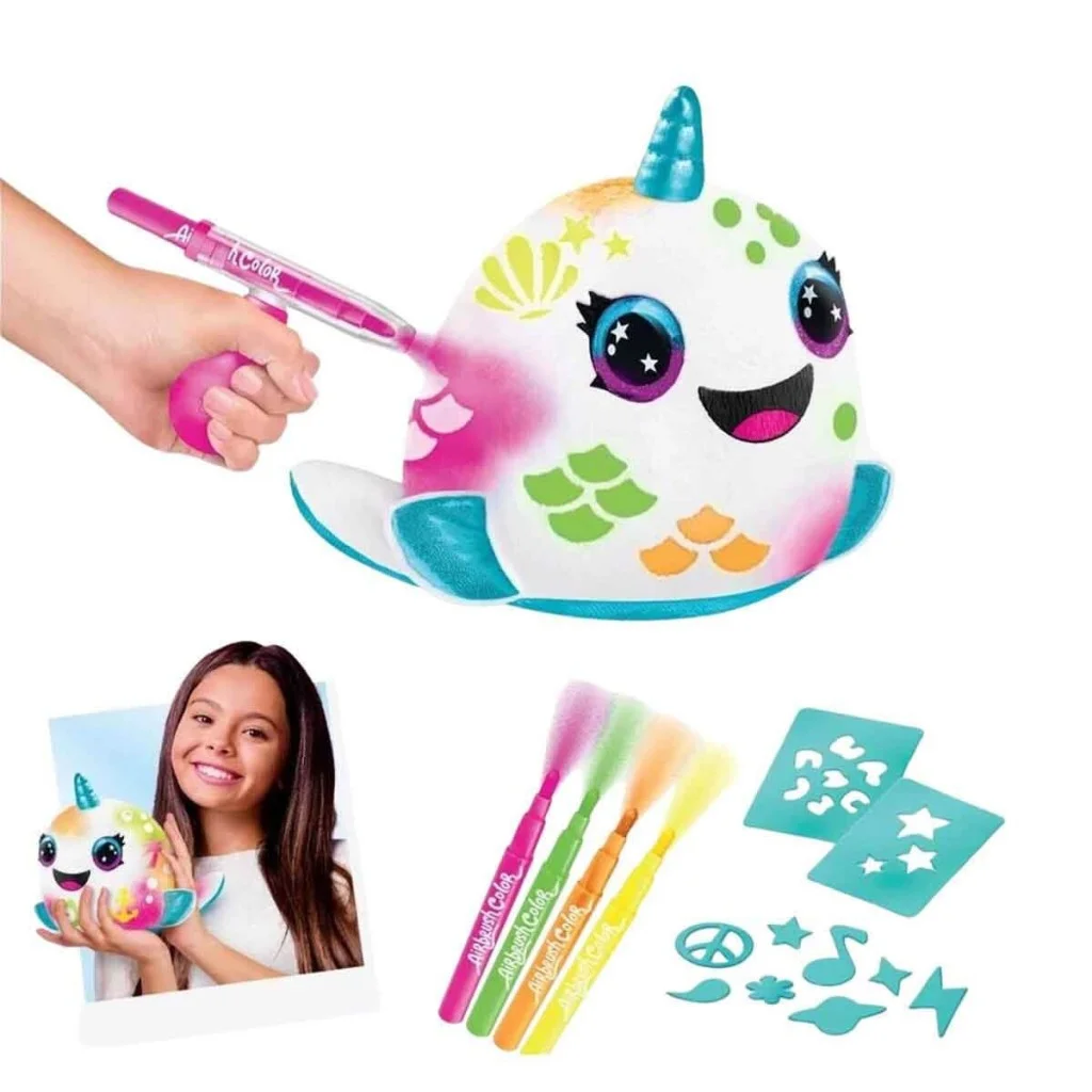 45523 Airbrush Peluş Neon Boyama Seti - görsel 5