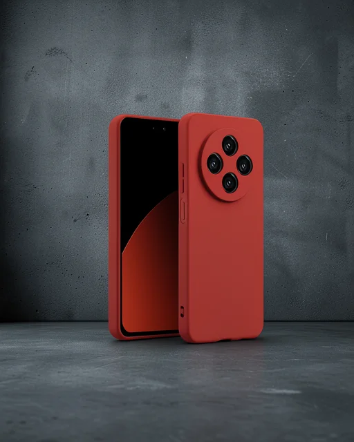 Xiaomi Redmi 14c Kılıf Nano İçi Kadife Silikon - Kırmızı