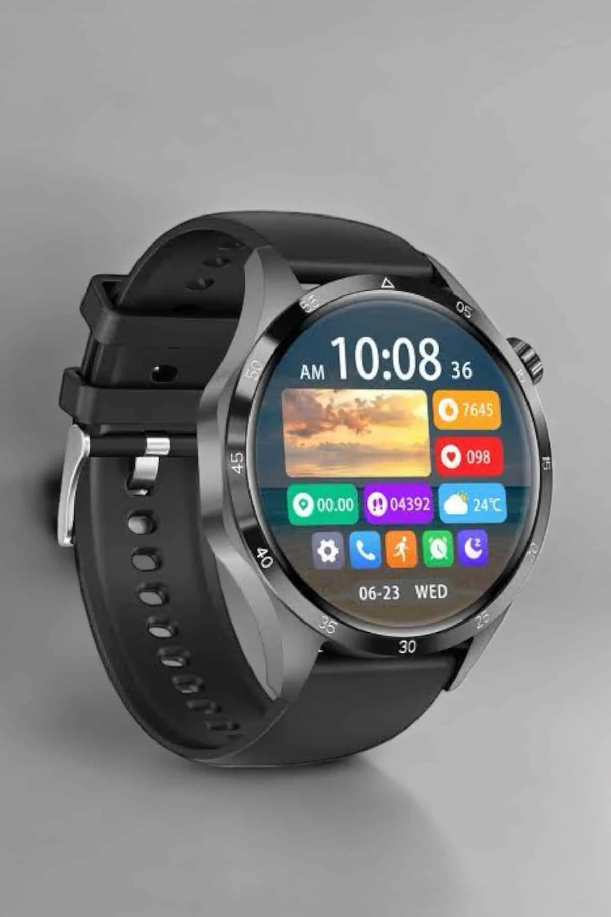 Akıllı Saat Metal Kordonlu GPS ve NFC Uyumlu Arama Cevaplayan görsel 4