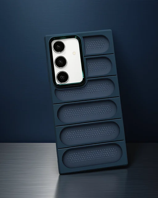 Samsung Galaxy S24 Kılıf Airmax Silikon Kapak - Lacivert