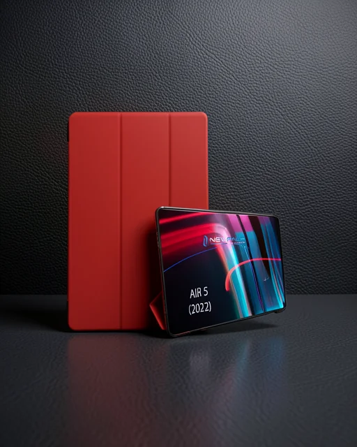 Apple İpad Air 5 (2022) Kılıf Tablet Smart Kılıf - Kırmızı