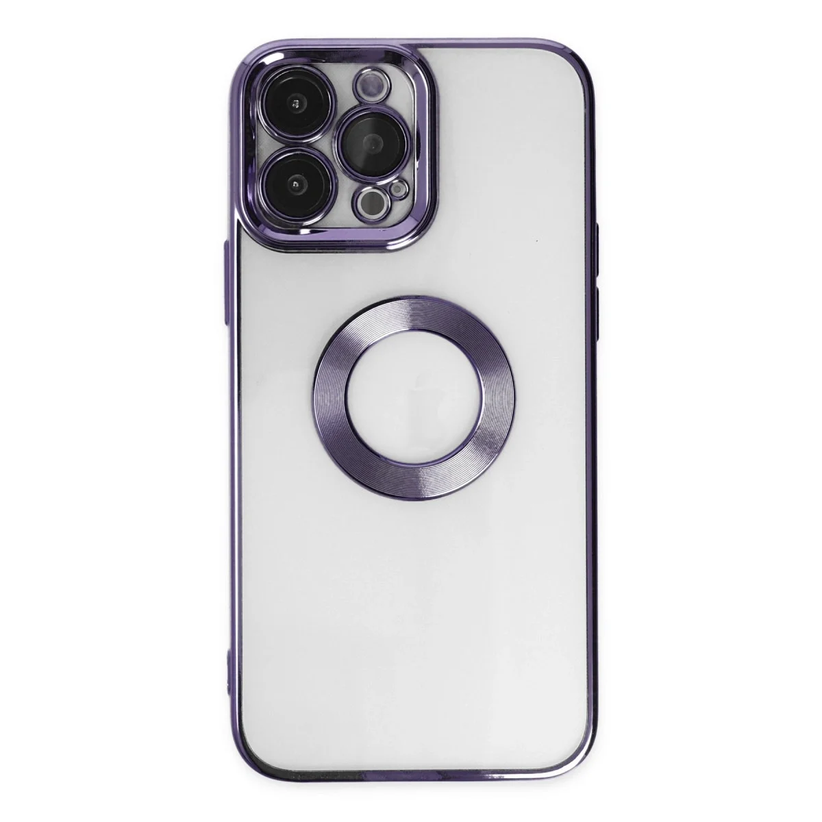Apple İphone 14 Pro Kılıf Slot Silikon - Mor