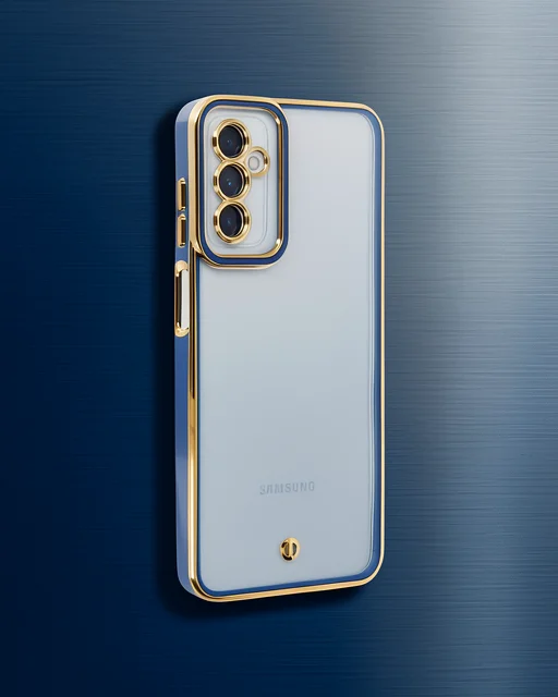 Samsung Galaxy M23 Kılıf Liva Lens Silikon - Mavi