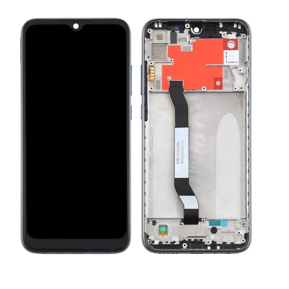 Redmi Note 8T LCD Dokunmatik Ekran Çıtalı (Siyah) görsel 2