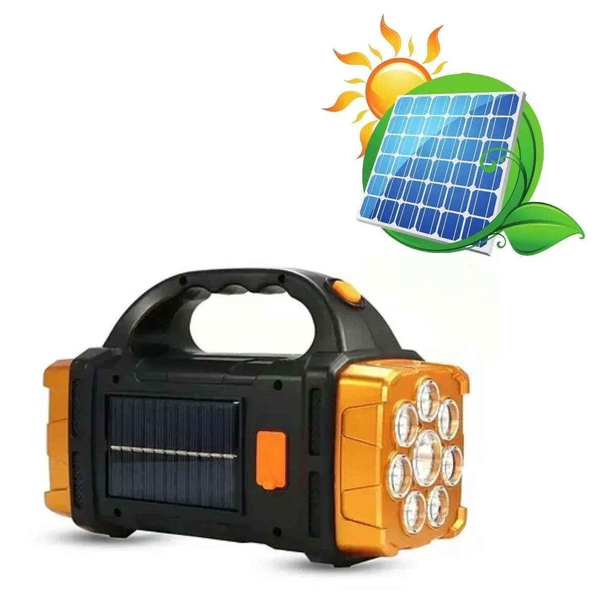 Çok Fonksiyonlu Elde Güneş Enerjili Lamba – 38W görsel 3