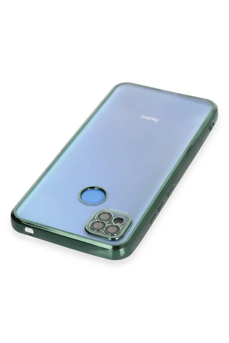 Xiao Red 9C Kılıf Razer Lensli Silikon - Yeşil görsel 3